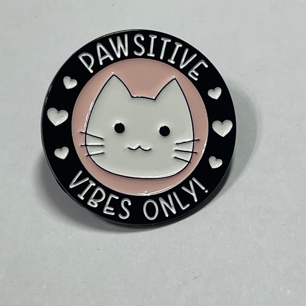 Enamel Pin: Positive Vibes Only