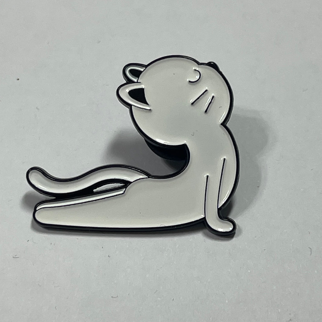 Enamel Pin: Yoga Cat
