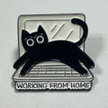 Enamel Pin: Working From Home