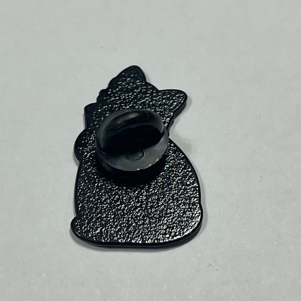 Enamel Pin: Cat with wine bottle