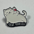 Enamel Pin: Treat Yourself