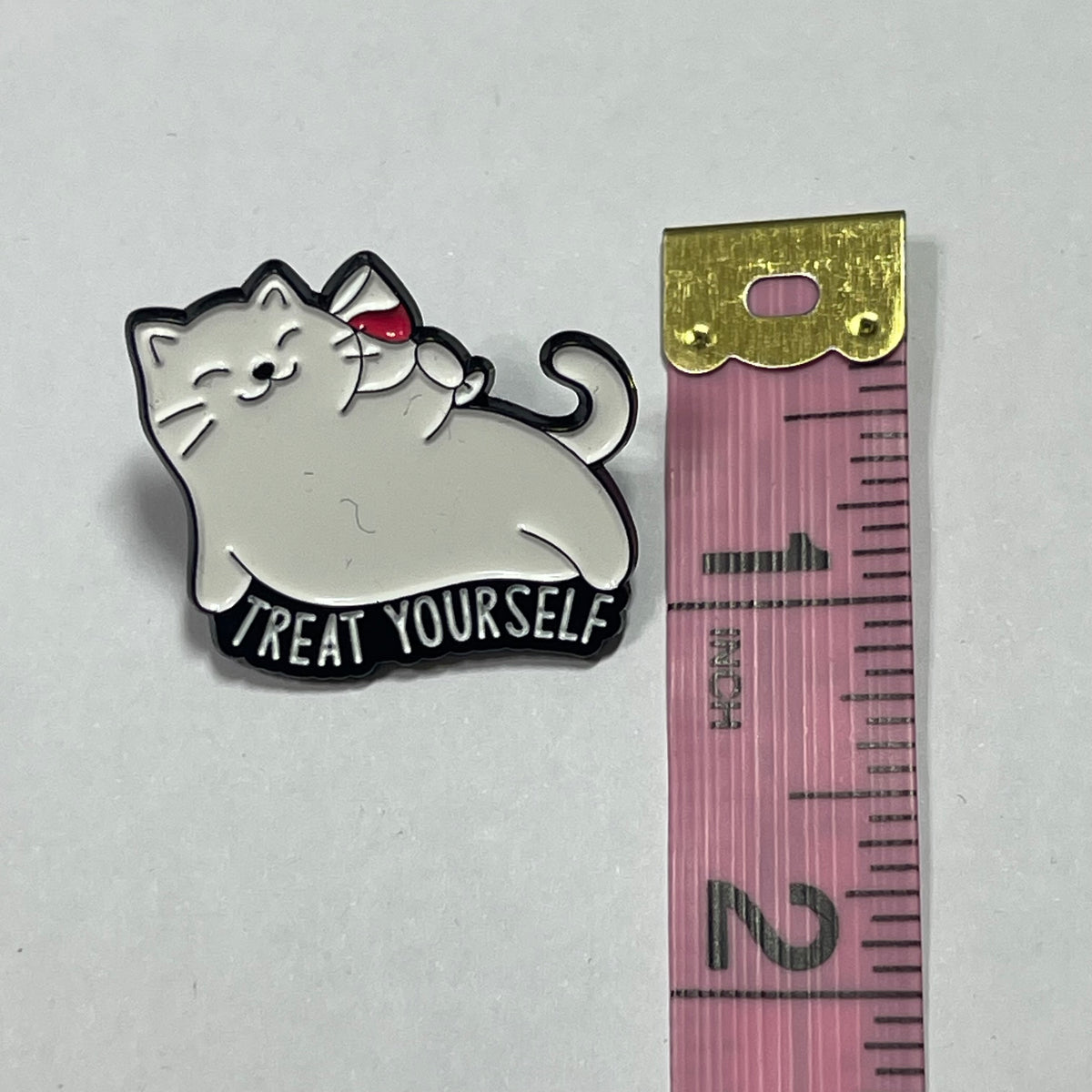 Enamel Pin: Treat Yourself