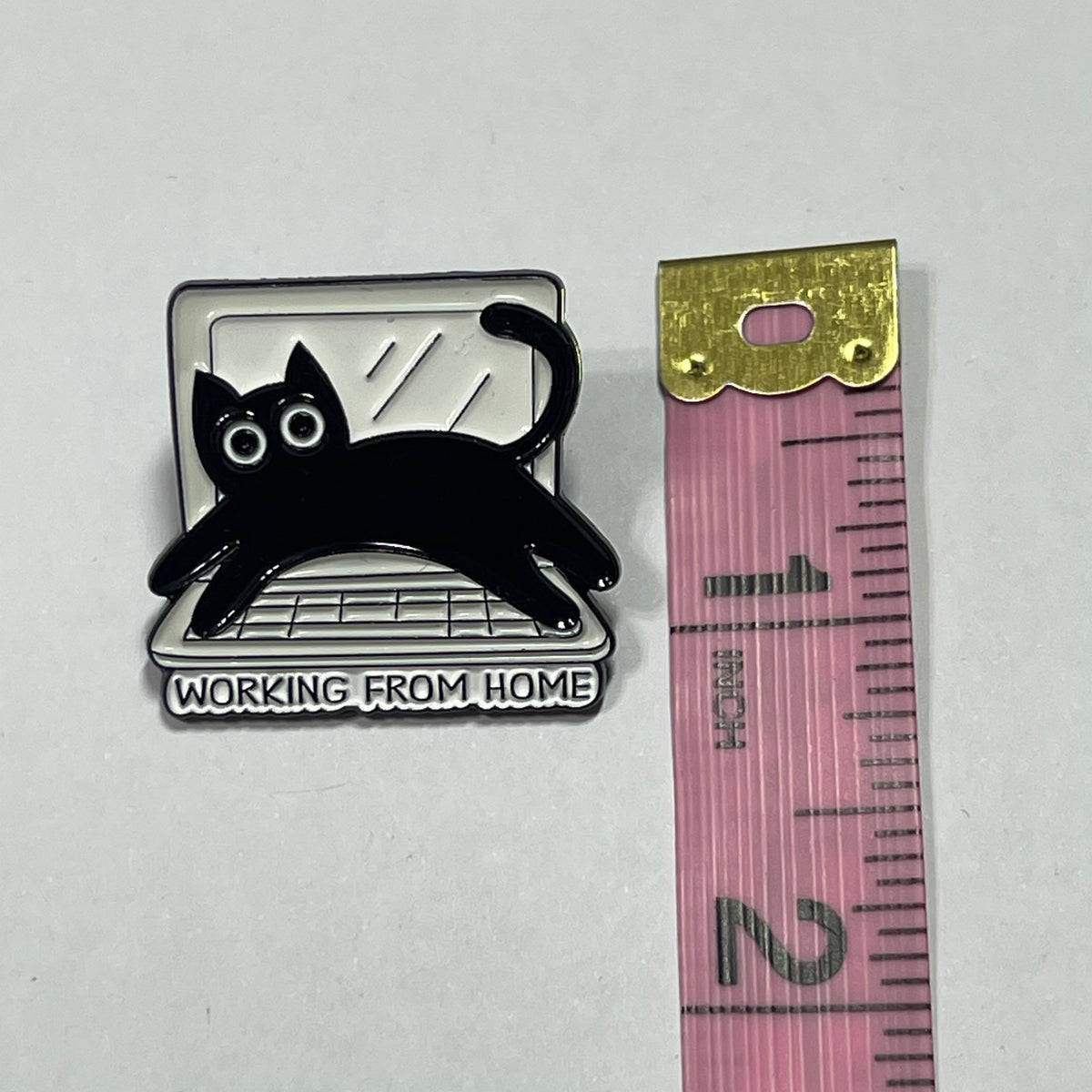 Enamel Pin: Working From Home