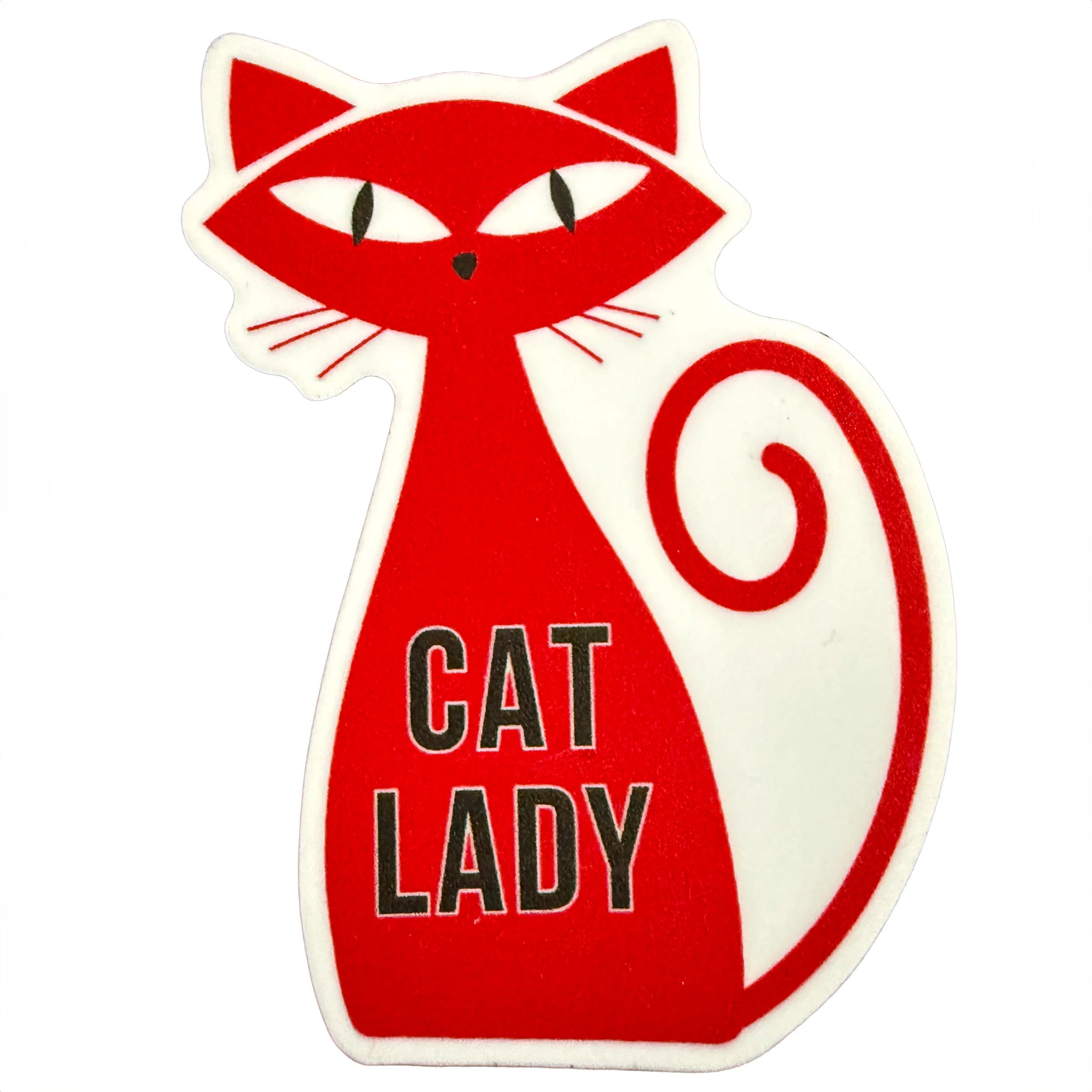 Cat Lady Vinyl Sticker